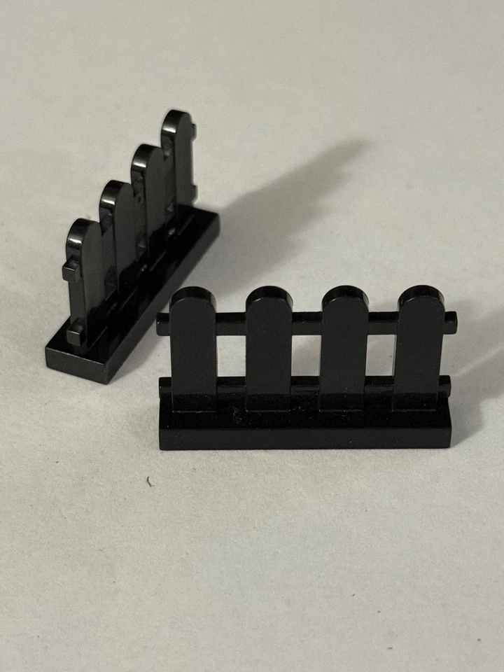 Lego Piezas 33303 (2 piezas) Valla 1x4x2 Paled Picket Negro Foto 1 de 1