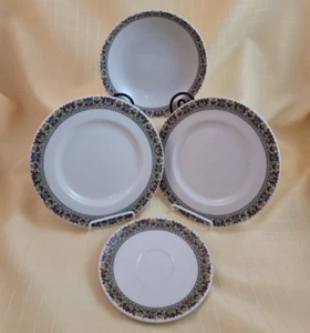 5 Pieces Royal Doulton FIREGLOW Vintage Bone China - Picture 1 of 15