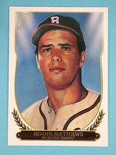 2018 Topps Gallery Hall Of Fame Eddie Mathews Milwaukee Braves #HOF-5