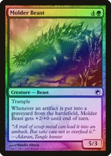Molder Beast FOIL Scars of Mirrodin NM Green Common MAGIC MTG CARD ABUGames