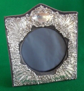 STUNNING ART NOUVEAU STYLE SOLID SILVER PHOTOGRAPH FRAME. LONDON 1988. - Picture 1 of 6
