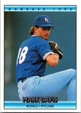 1992 Donruss Baseball #54 Mark Davis Kansas City Royals 