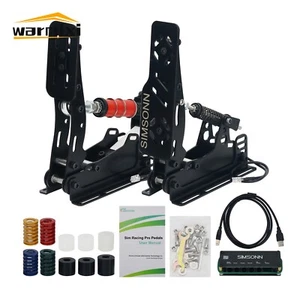 SIMSONN Set 2 Pedali HE Pedali SIM Racing senza Pedaliera e Asta Idraulica - Foto 1 di 8
