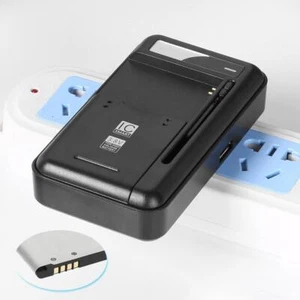 Caricabatteria universale per telefono cellulare 2 in 1 USB per presa americana - Bild 1 von 7