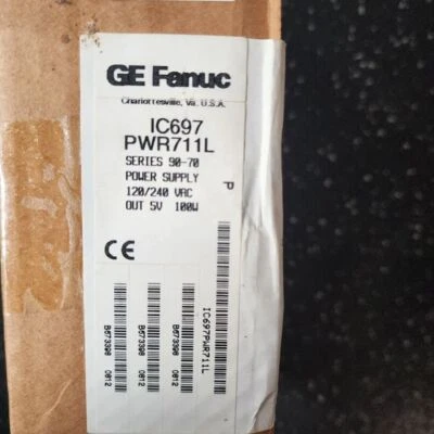New Sealed IC697PWR711L GE Fanuc Power Supply 90-70 SERIES 120/240 VAC OUT 5V - Image 1 of 4