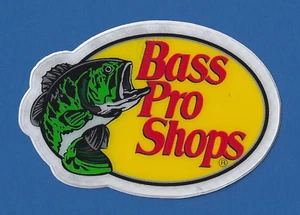 NEW BASS PRO SHOP STICKER DECAL FISH FISHING 3" x 2" THICK GLOSSY WEATHERPROOF - Picture 1 of 1