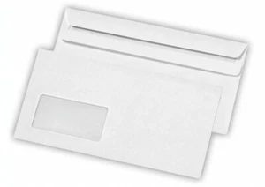 Briefkuvert / Briefumschlag DL (DIN lang) mit Sichtfenster - 1.000 Stk. - Bild 1 von 1