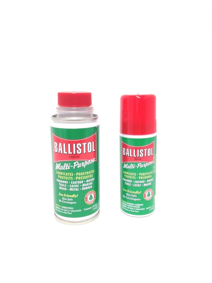 Pistola limpiadora de aceite lubricante multiusos Ballistol - 4 oz sin aerosol y aerosol de 1,5 oz Foto 1 de 1