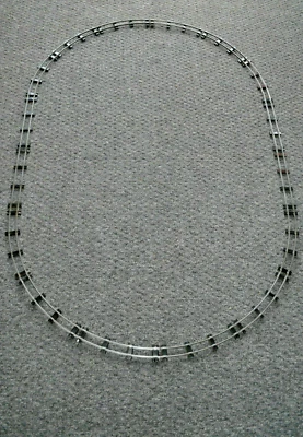 American Flyer S Ga. Train Track Lot,  Layout, 12 Curved, 4 Straight Pieces - Image 1 of 3