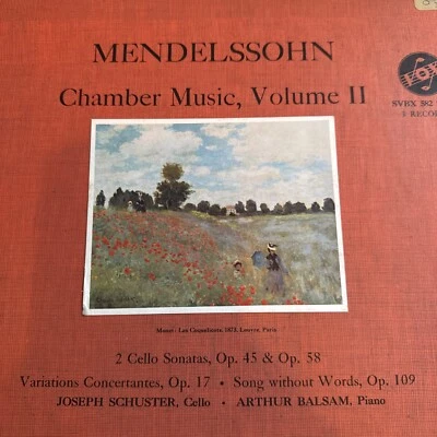 Mendelsohn chamber music volume two Vox Vinyl box set Foto 1 de 4