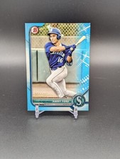 Harry Ford Mariners 2022 Bowman Prospects Sky Blue #'d /499 #BP-78