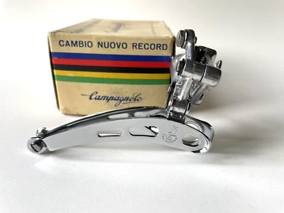 *NOS Vintage 1970s Campagnolo Nuovo Record clamp-on front derailleur* - Image 1 of 4
