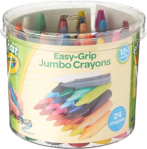 My First Jumbo Crayons 24 Pack - Easy-Grip Toddler Colouring Crayons - Picture 1 of 7
