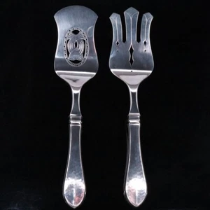 Hans Hansen. All Silver Fish Serving Set - No. 3 / Arvesølv nr. 3 - Picture 1 of 2