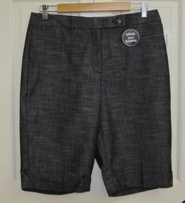 Новый с Ярлыками Dressbarn серый платье шорты женщин размер 10 талии 31 Slims ваш животик 1-26274 - Изображение 1 из 4