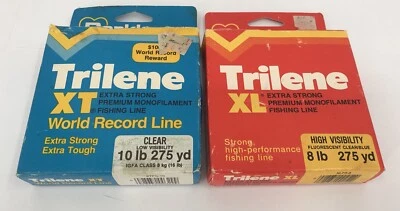 Lote De Colección Berkley Trilene XL Line XT Extra Fuerte De 2 10 lb Y 8 lb Foto 1 de 4