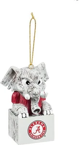 Alabama Crimson Tide Tiki Big Al Mascot Hanging Christmas Ornament Roll Tide - Picture 1 of 2
