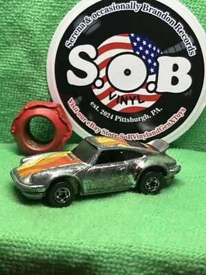 Hot Wheels Blackwalls 1974 Porsche P-911 Silver Diecast USED EX Cond Hong Kong - Image 1 of 4