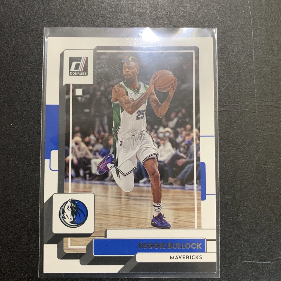 2022-23 Panini Donruss Basketball Reggie Bullock #183 Dallas Mavericks - Image 1 of 4