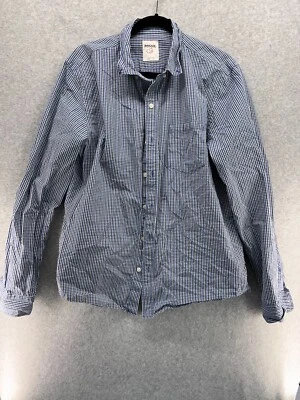 Fossil 54 Mens Shirt  Button Down, Collared, Blue/Green, Size L, - Image 1 of 4