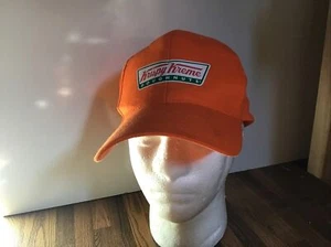Krispy Kreme Mitarbeitermütze - orange verstellbar Druckknopflasche seltene Farbe - Bild 1 von 7