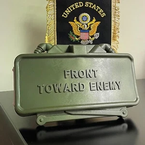 Replica Claymore Hitch Cover 2 in Receiver Warning Front Toward Enemy Army Style - Picture 1 of 5