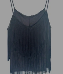 Vintage JUDYS Forest Fairy Trägertop schwarz Gr. S Whimsigoth Witchy - Bild 1 von 13