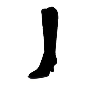 Dolce Vita Women's Ariana Fashion Boot Onyx Suede 6.5 - Picture 1 of 8