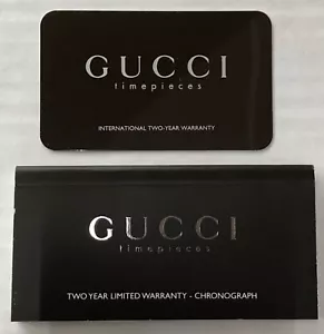 Gucci Timepieces Watch Two year warranty Book with International warranty card - Picture 1 of 4