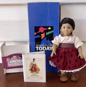 MINI Josephina Doll American Girl 6" Pleasant Company Glass Eyes Box & Book - Picture 1 of 14
