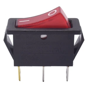 On/Off Rocker Switch Lighted for Twin Star Fireplaces 28E050526B06 - Picture 1 of 3
