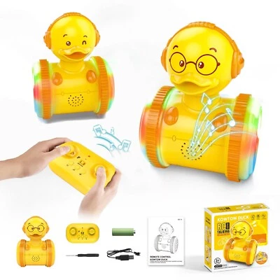 Juguete divertido de pato con ruedas con control remoto para todas las edades, discos de voz de larga distancia Foto 1 de 4