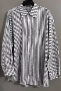 Camicia elegante uomo Stafford manica lunga/bottoni senza rughe nuova- Tg 18/35 - Foto 1 di 9
