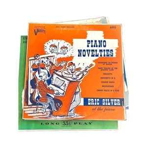 "Piano Novelties"-Eric Silver 6995 Varsity 10" Vinyl Lp Record - Imagen 1 de 2