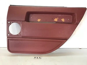 1988 Volvo 740 OEM  Rear RIGHT Door Card Panel Trim RED - Picture 1 of 20