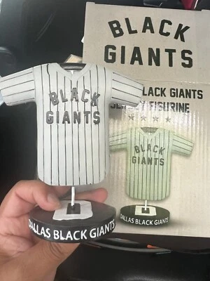Frisco RoughRiders Dallas Black Giants Jersey Replica Figurine Sga 8/14/22. - Image 1 of 3
