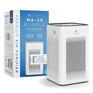 Medify  H-13 - MA-25 - Premium HEPA Air Purifier With Extra Filter Bundle - NEW! - Picture 1 of 13