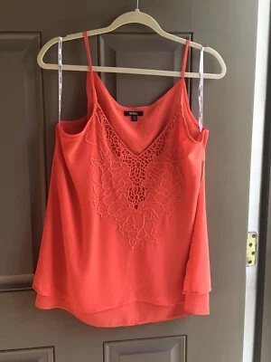 XOXO Women’s Tank Top Speghati Strap XL New - Image 1 of 4