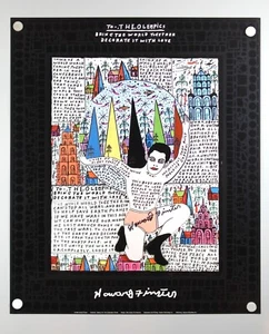 Howard Finster "TO THE OLEMPICS" Bring World Together 1996 SIGNED (SKU A04-A12) - Bild 1 von 6
