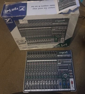 YORKVILLE VGM14 Compact USB FX Universal Power Audio Mixer - Image 1 of 3