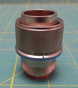 Matrix MS3456L18-1P Aluminum Connector Plug MIL-C-5015 NSN 5935-01-407-2554 - Picture 1 of 5