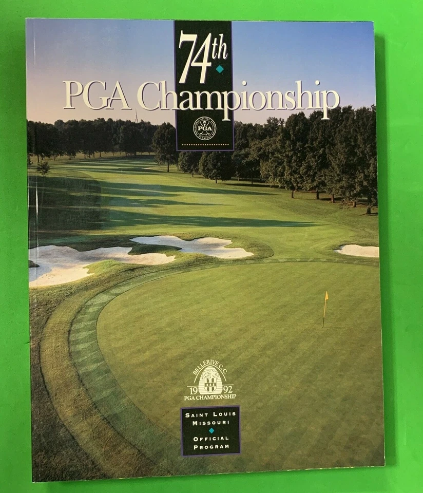¡CASI COMO NUEVO! 74º Programa del Campeonato de la PGA 1992, ganador Bellerive CC: Nick Price  Foto 1 de 4