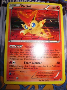 POKEMON NEUF PROMO VICTINI 2012 BW32 MINT NOIR & BLANC RARE HOLO FRANCAIS NEUVE - Picture 1 of 12