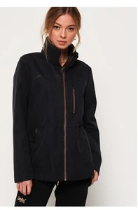 Superdry Ladies Ionic Windcheater Black Size 8UK Style G50110LT New With Tag - Picture 1 of 9