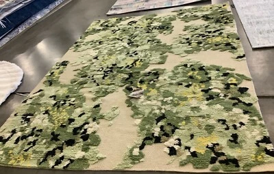 Alfombra VERDE / BEIGE 8'-0" x 10'-0" defecto, precio reducido 1172673206 KNY804Y-8 Foto 1 de 4