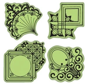 Inkadinkado Dekorative Ornamente Inspirierte Bilder Set Cling Gummistempel - Bild 1 von 1
