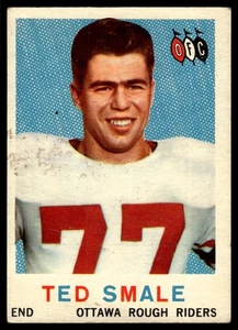 1959 Topps VTG CFL Canadian Football League Ted Smale Ottawa Rough Riders #49 - Picture 1 of 2