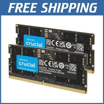 32GB DDR5 SODIMM RAM - Intel Core AMD Ryzen Compatible - Image 1 of 4