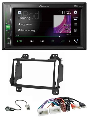 Pioneer 2DIN MP3 DAB USB Bluetooth Autoradio für Hyundai H1 08-15 Aux-Eing. USB - Bild 1 von 4