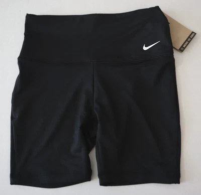Nike NESSB211-001 Women's Sz XS Black Essential 6" Swim/Compression Shorts $64 - Image 1 of 4